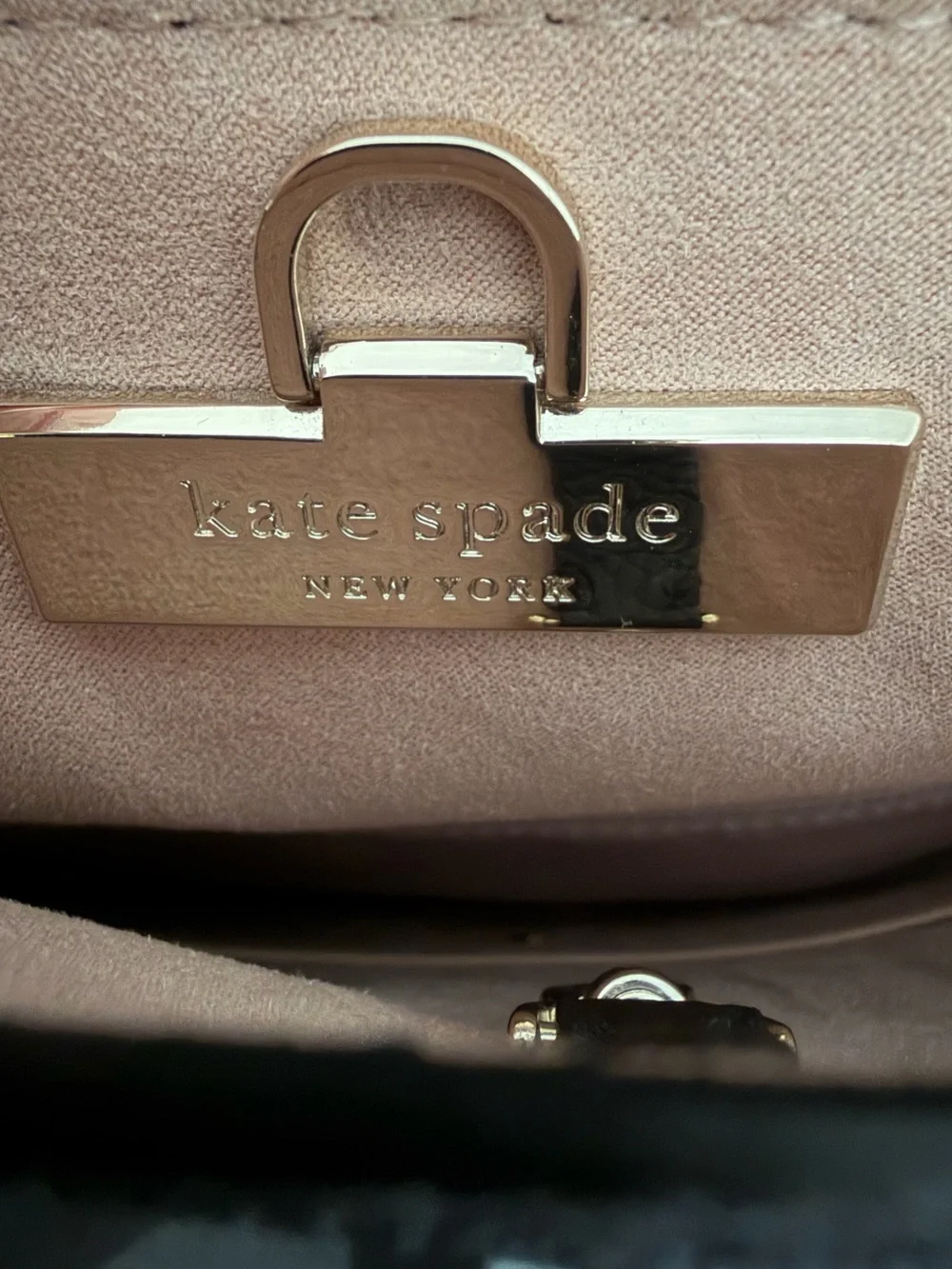 Kate Spade New York Pebbled Leather Shoulder Bag Black - Picture 10 of 10